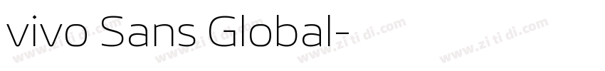 vivo Sans Global字体转换 vivo Sans Global字体转换